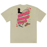 COWGIRL GLITTER Oversized faded t-shirt